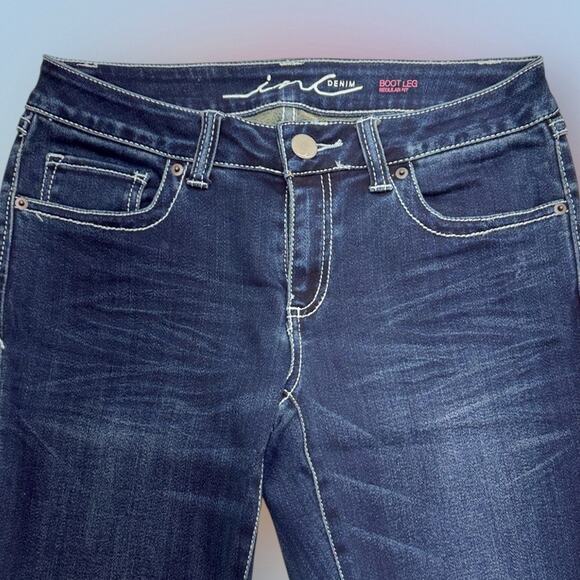 INC Women’s 6 BOOT LEG Blue Jeans - Picture 2 of 4